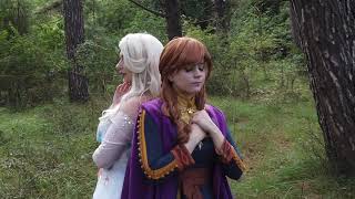 Frozen  Anna amp Elsa Cosplay [upl. by Oyam]