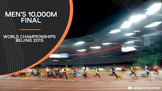 Mens 10000m Final  World Athletics Championships Beijing 2015 [upl. by Onifled]