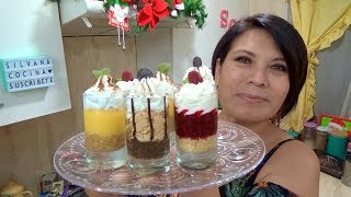 3 MINI POSTRES NAVIDEÑOS  SIN HORNO Silvana Cocina ❤ [upl. by Yral296]