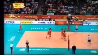 Funny Volleyball Serve By Armin Tashakori [upl. by Llaccm]