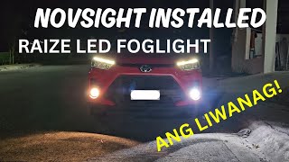 NOVSIGHT N31 LED INSTALLED TOYOTA RAIZE FOGLIGHT [upl. by Molly]