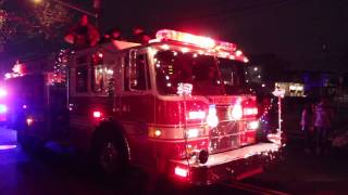 Wallington Fire Departments 2014 Holiday Parade [upl. by Asilak]