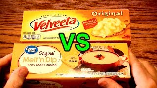 Buy Velveeta or Cheaper Walmart Brand Cheese Block Substitute Taste Test Comparison and Review [upl. by Savory]