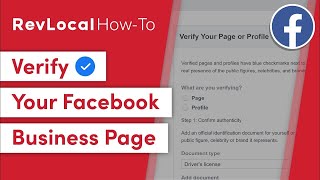 How To Verify Your Facebook Business Page [upl. by Estis]