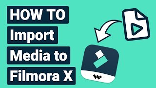 How To Import and Organise Media In Filmora X Filmora X 2021 Tutorial [upl. by Skier]