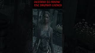 Getting to know the Skyrim VR Ladies quest2vr vr vrgaming gaming funny oculusvr skyrim [upl. by Hardunn]