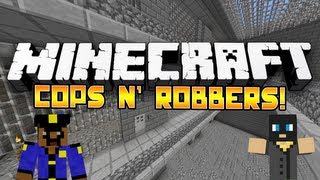 Minecraft COPS N ROBBERS wMitch Mat Rob Husky amp Ty 2 [upl. by Allveta939]