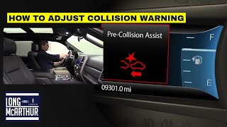 HOW TO ACTIVATE AND ADJUST THE COLLISION WARNING [upl. by Gutow]