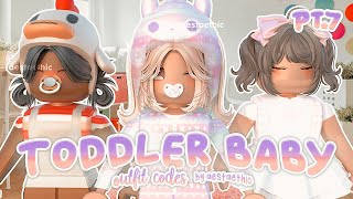 cute BERRY AVENUE CODES TODDLER BABY OUTFIT PT7 BLOXBURG CODES amp BROOKHAVEN RP roblox roleplay [upl. by Leahcam]