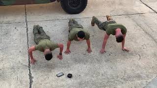 Bring Sally Up Challenge USMC Pushup [upl. by Dulce]