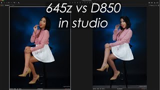 Nikon D850 vs Pentax 645z in Studio feat Guam Model Danica Baron [upl. by Devondra]