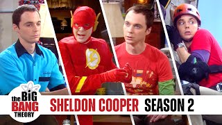 Unforgettable Sheldon Cooper Moments Season 2  The Big Bang Theory [upl. by Penthea275]