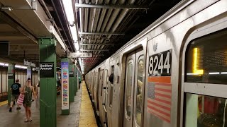 MTA NYC Subway L train service at Bedford Ave Lorimer St amp 1st Ave [upl. by Eul89]