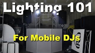 All things LIGHTING for MOBILE DJs  Ep1  Light show concepts  Lighting Design Ideas [upl. by Nylasor294]