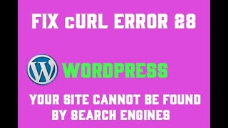 How to fix cURL error 28 Connection timed out in WordPress [upl. by Namyl]