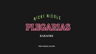 Nicki Nicole  Plegarias Oficial Karaoke [upl. by Armalla]