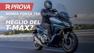 Honda Forza 750 prova è migliore del TMax [upl. by Ilaire]