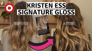 NEW AT TARGET Kristin Ess Hair Gloss BEFORE amp AFTER [upl. by Bamberger696]