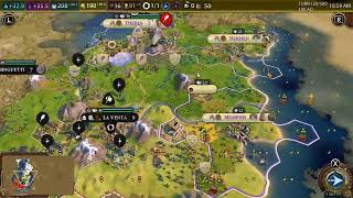 Sid Meiers Civilization VI  Ramses II Seeks Cultural Takeover Switch [upl. by Elinet665]