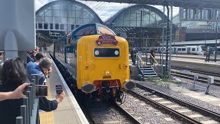 55009 Alycidon “Capital Deltic” 29th July 2023 departs Kings Cross [upl. by Brianne379]