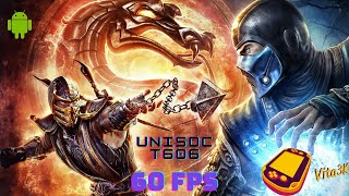 Mortal Kombat 9 Vita3k Android 60fps gameplay on mediatek Unisoc T606 chipset [upl. by Grinnell603]