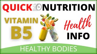 Vitamin B5 Facts [upl. by Eelidnarb]