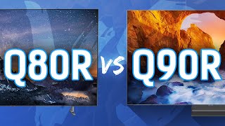 Samsung Q80R vs 90R QLED Comparison  Whats The Difference [upl. by Jacobah]