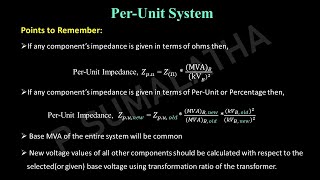 Per Unit System [upl. by Oicam556]