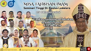 Tahbisan Imam Seminari Tinggi St Paulus Ledalero  Aula Thomas Aquinas Ledalero  05 Oktober 2024 [upl. by Gninnahc373]