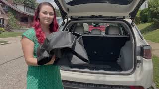 Review of KingCamp SUV Pet Dog Trunk Cargo Liner  Car Cargo Cover Mat for Dog [upl. by Gyatt]