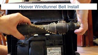 Hoover Windtunnel Belt Install  SUPER EASY [upl. by Notsua]