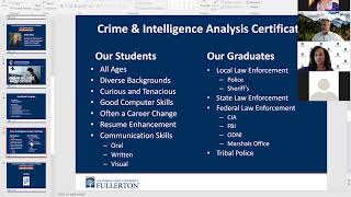 Crime amp Intelligence Analysis Info Session  CSUF Extension amp International Programs [upl. by Werdnael]