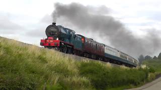 Irish Steam Trains at Speed [upl. by Eecram878]