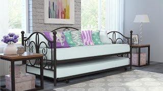 DHP Bombay Metal Twin Size Daybed amp Twin Size Trundle [upl. by Noeruat]