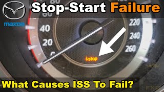 istop Warning Light On In Mazda  How To DIY Fix  Step By Step Instructions [upl. by Irra646]