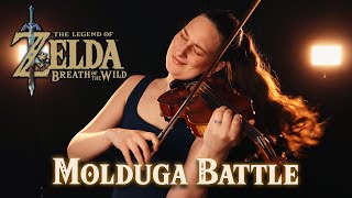 Molduga Battle Zelda Breath of the Wild  Violin cover [upl. by Anialem]