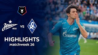 Highlights Zenit vs Krylia Sovetov 42  RPL 201819 [upl. by Lanny]