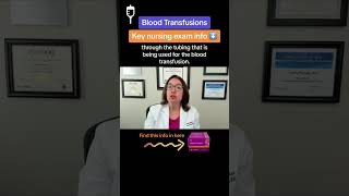 Blood Transfusions Medical Surgical SHORT  LevelUpRN [upl. by Dumm]