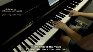 Christina Perri  A Thousand Years Part 2  Piano Cover amp Sheets [upl. by Enitsugua292]