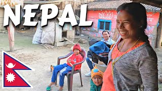 Inside Tharu Family House In Chitwan Nepal 🇳🇵 [upl. by Yeta]