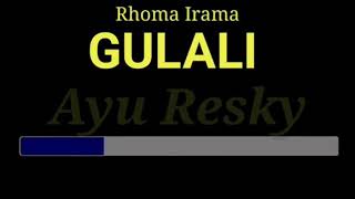 Karaoke gulali  Rhoma irama [upl. by Walli]