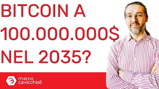 Bitcoin a 100 MILIONI entro il 2035 [upl. by Kuth]