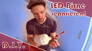 LED Birne reparieren E27Fassung [upl. by Hartley]