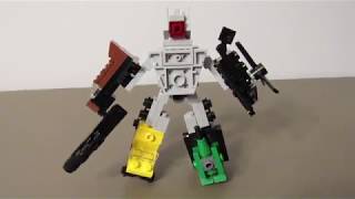 Lego Transformers Custom Mini Bruticus Combiner MOC [upl. by Helms365]