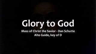 Glory to God  Alto Guide [upl. by Ellek]