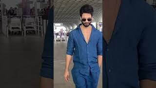 Shahid kapoor’s DAPPER airport looks goes Viral😍 viralshort viralvideo [upl. by Elorac]