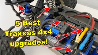 5 Best Traxxas Slash 4x4 Stampede 4x4 Rustler 4x4 Rally 4x4 upgrades [upl. by Goggin]