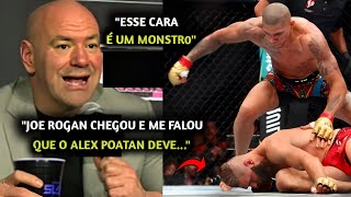 REVELOU🚨 Dana White REAGE AO NOCAUTE BRUT4L de Alex Poatan em Prochazka em COLETIVA PÓS UFC 303 [upl. by Atinnek]