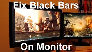 How to Fix Black Bars on Monitor After Updating Windows AMD [upl. by Akkim37]