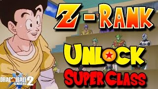 Dragon Ball Xenoverse 2  How to Unlock Super Class Advancement Test Z Rank [upl. by Smaoht173]